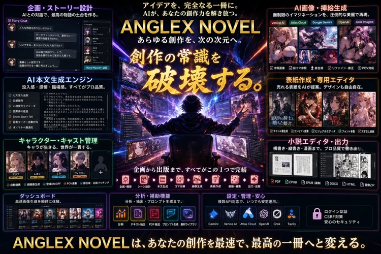 【ANGLEX NOVEL レビュー】なぜ"文章が書けない人"でも電子書籍で収益化できるのか？